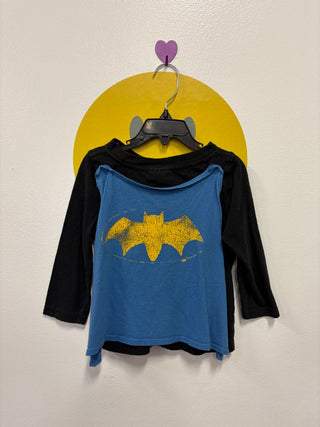 Junk Food x Gap Halloween Batman Longsleeve Tee with Cape, 2 years