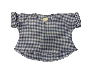 What Mother Made Blue Gingham Boxy Shirt, 2-4 years