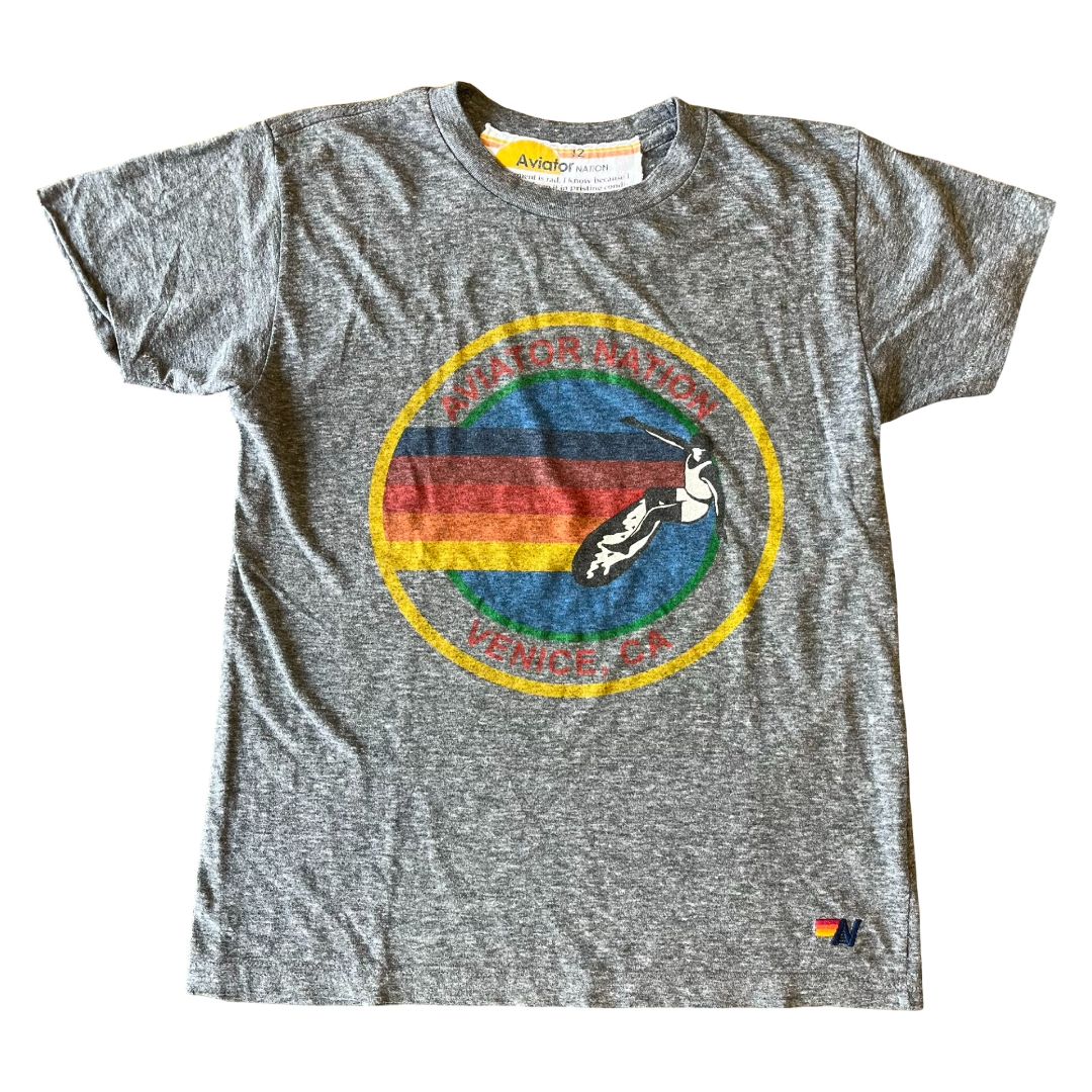 Aviator Nation grey tshirt , 12 years