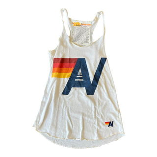 Aviator Nation white tank top, small adult