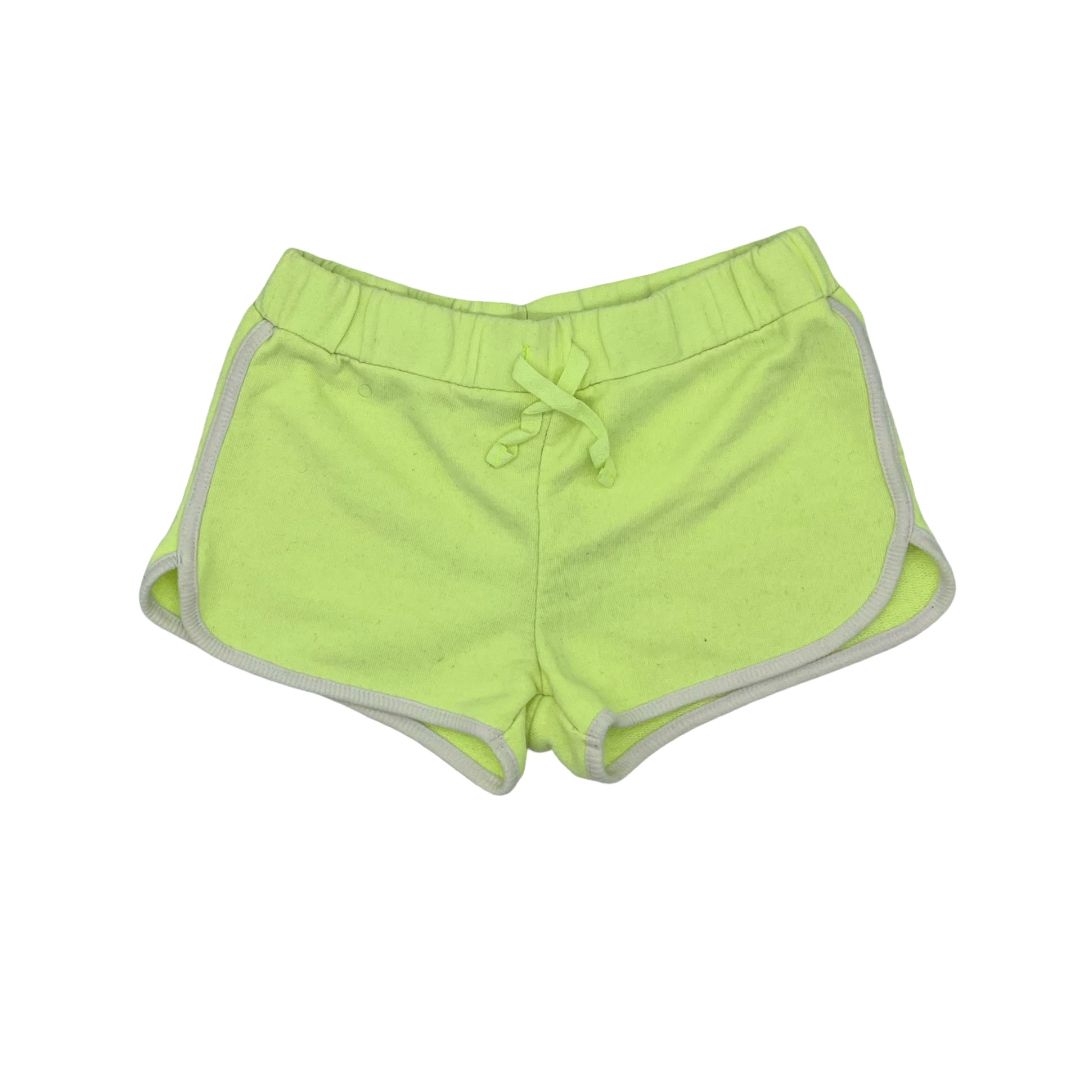 Zara neon yellow shorts, 10 years