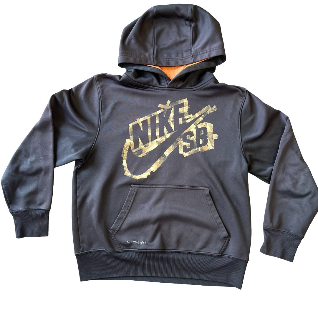 Nike black therma-fit sweatshirt , 10-12 years