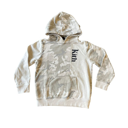 Kith tan/camo sweatshirt, 8-9 years