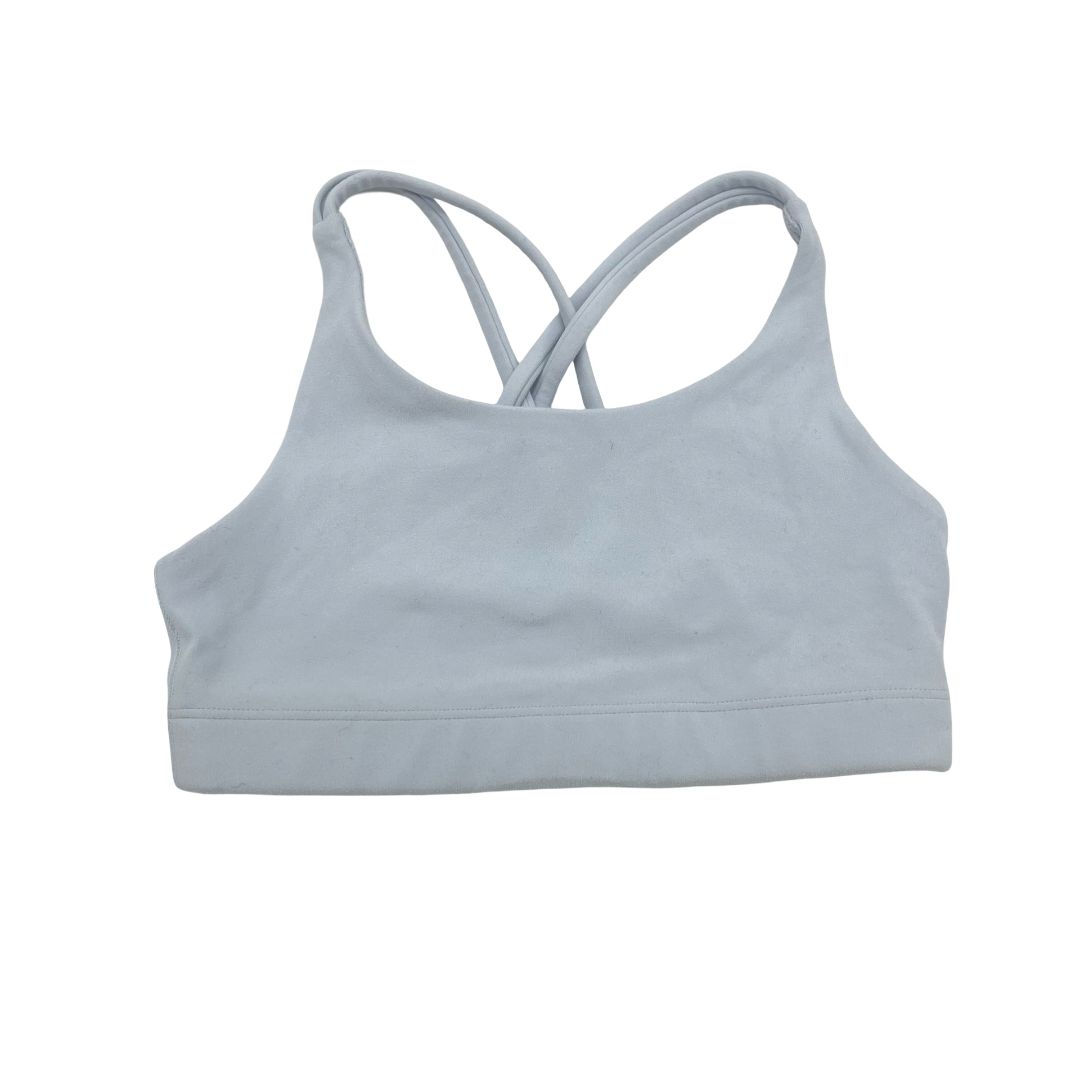 Athleta Girl baby blue workout bra, 7 year
