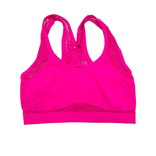 Malibu Sugar pink workout bra, tween (7-14)