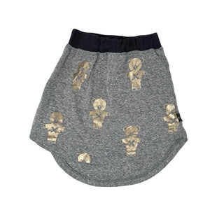 Hux Grey w/gold bears skirt, 4 years