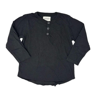 Mini Mioche Black Henley long sleeve, 5 years