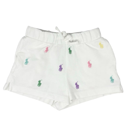 Ralph Lauren White w/rainbow Pony’s shorts, 3 years