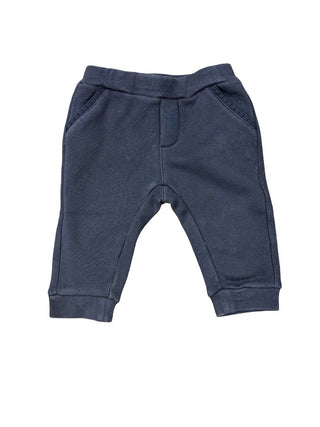 Jacadi Navy Blue Sweatpants with Pleated Pocket Detail, 6 months