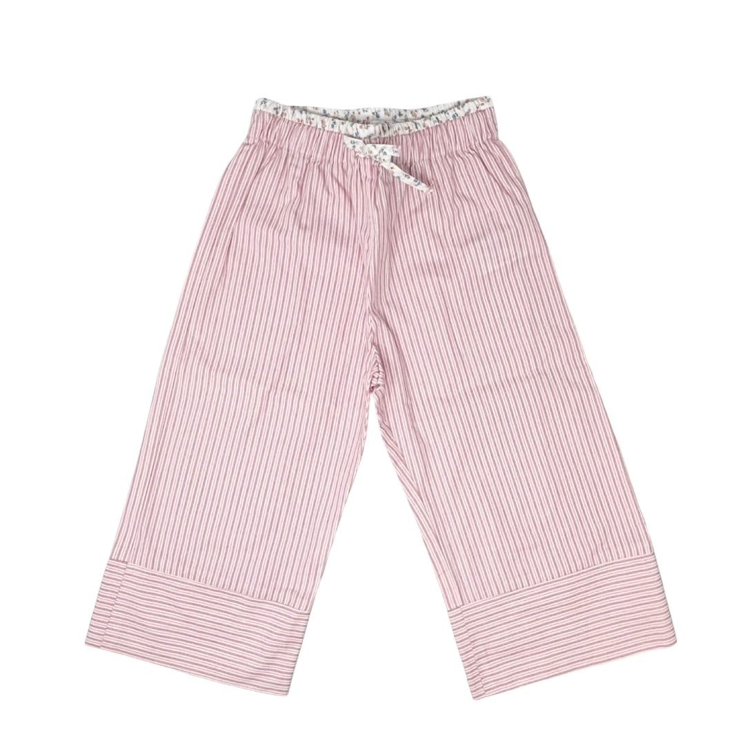 Zara Pink stripped lightweight pants, 2-3 years