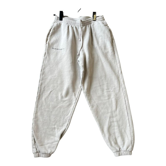 Pangaia light brown sweat pants w/small stain, small
