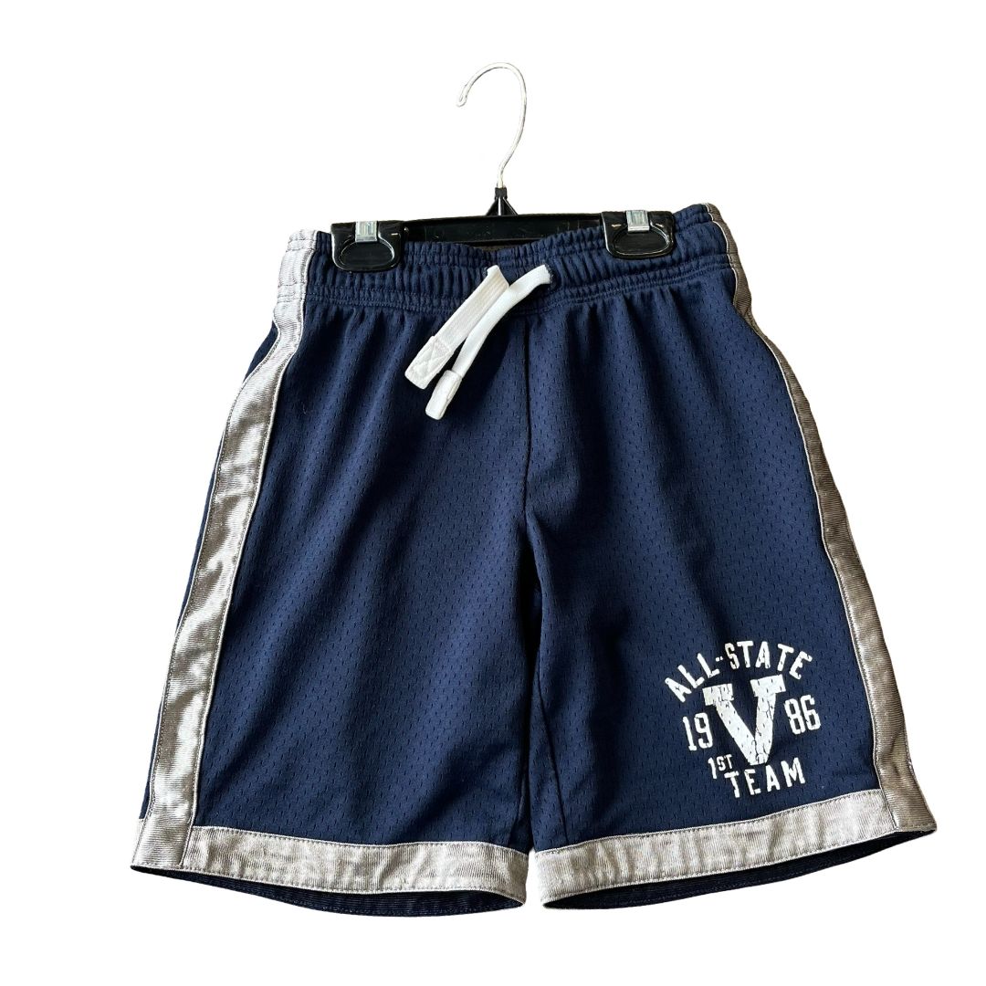 Gap navy blue/grey short, 6-7 year
