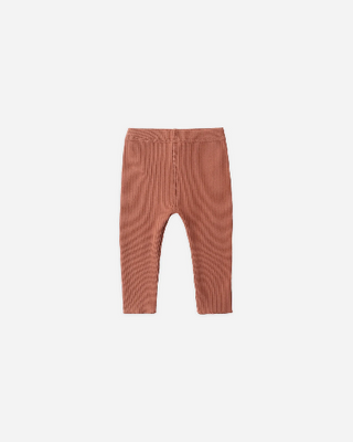 Quincy Mae Poppy ribbed legging new with tag, 3-6 months