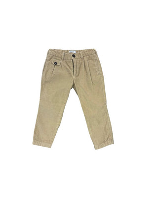 Dolce & Gabbana Beige Corduroy Pants, 2 years