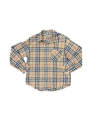 Burberry Button Down Classic Plaid Shirt, 8 years