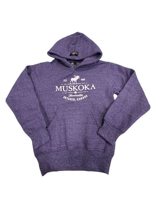 Big Bear Purple Muskoka Hooded Sweatshirt, small