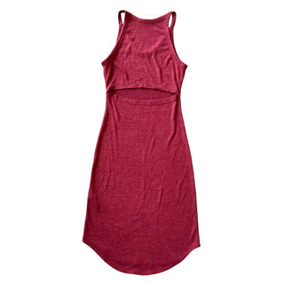Wilfred Free burgandy back cut out dress, xxs