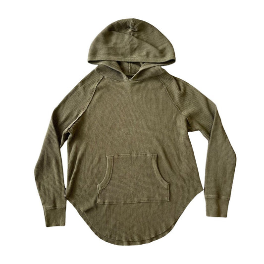 Golden by TNA olive green waffle long sleeve, xs