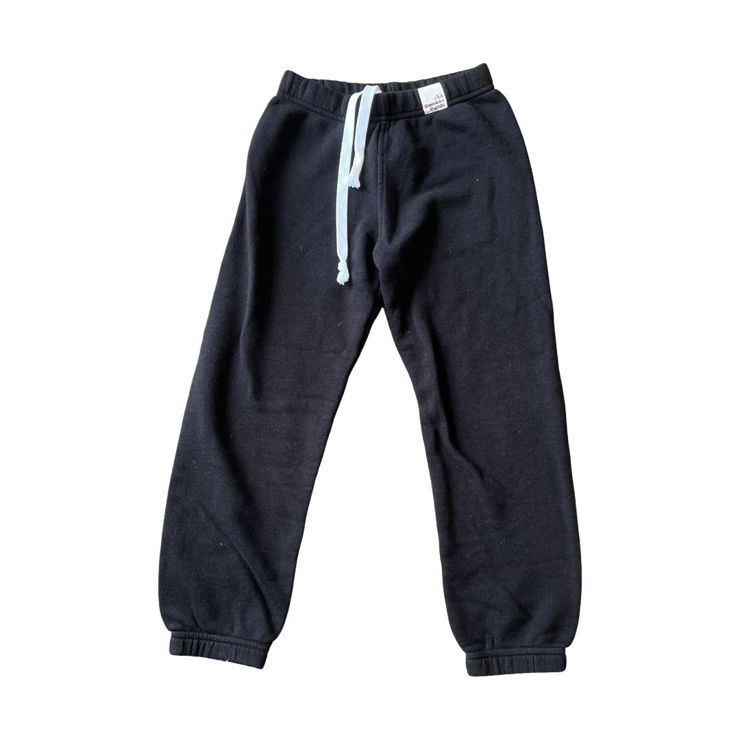 Bamboo Panda black sweat pants, youth medium