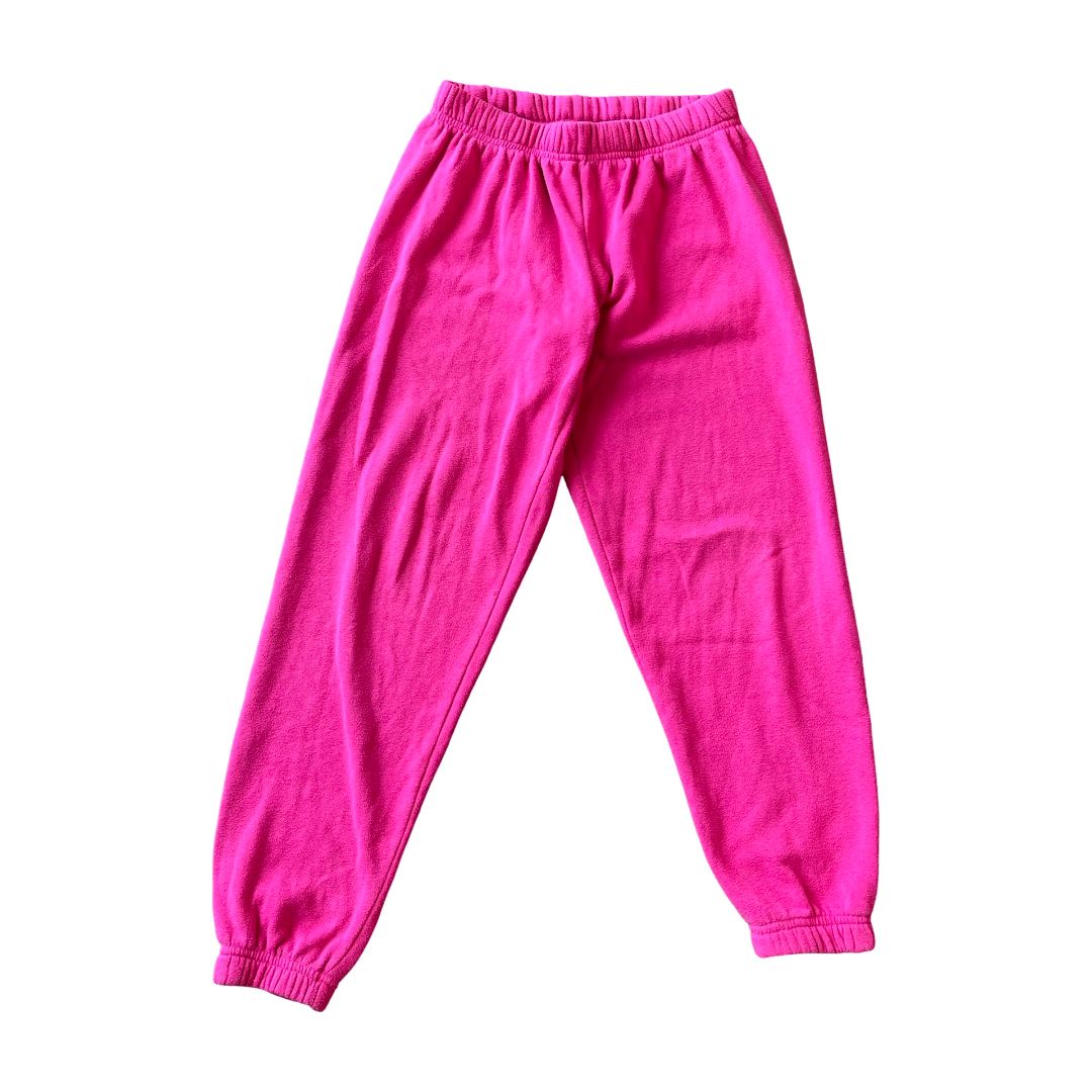 Katie J hot pink sweat pants, large