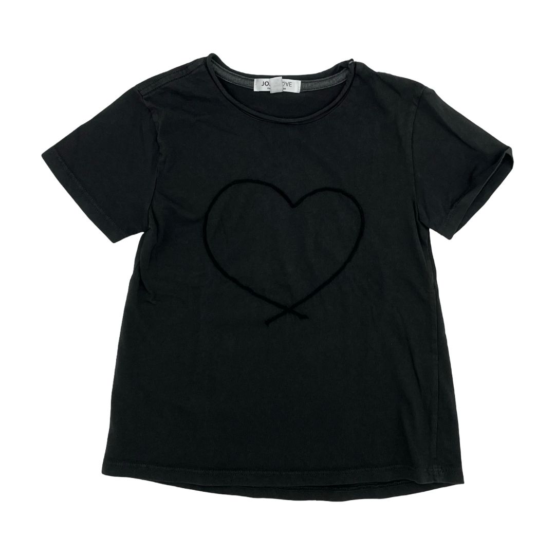 Joah Love black heart tshirt, 5 years