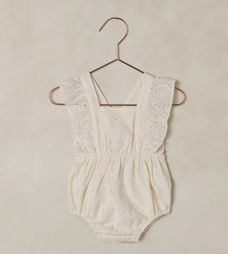 Noralee Ivory romper new with tag, 6 months