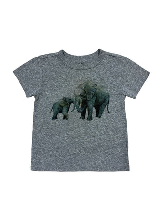 Crew Cuts Grey Tee with Elephant, 2 years