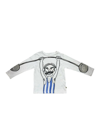 Stella McCartney White Graphic Long Sleeve, 3 years