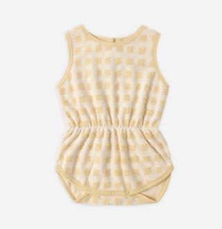 Rylee + Cru Butterscotch cinch playsuit new with tag, 6-12 months