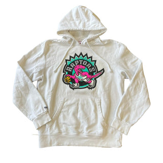 Mitchell & Ness white Raptors sweatshirt, youth large