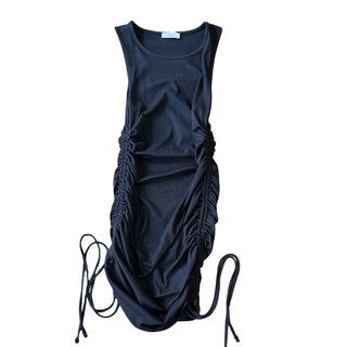 Ardene black dress w/side ties, xs