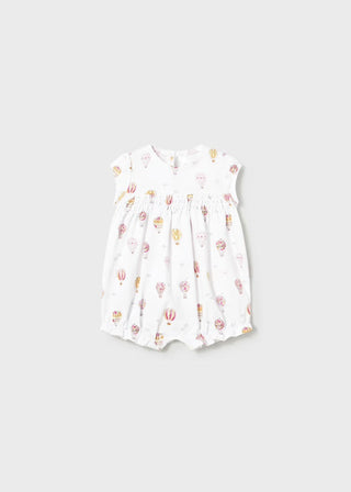 Mayoral White hot air balloon jumper new with tag, 0-1 month