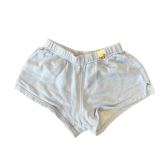 Bamboo Panda baby blue shorts, youth large