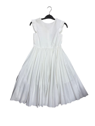 Jacadi White pleated dress, 10 years