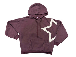 Edikted Burgundy sweater with pink star, Xs
