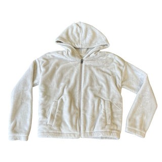 Abercrombie & Fitch cream fleece jacket, 13-14 years