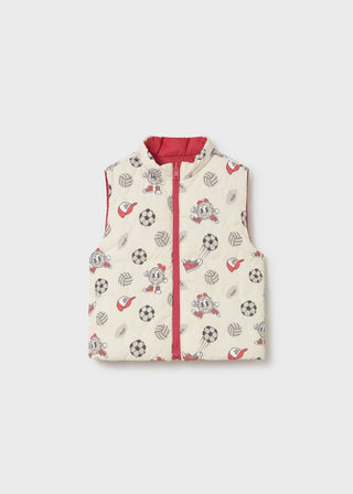 Mayoral Reversible vest new with tag