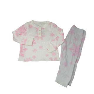 Petidoux Pima cotton pink snowflake pajamas, 1 year