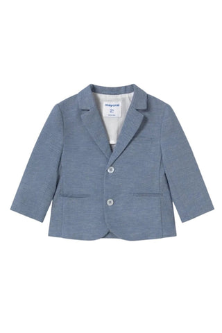 Mayoral Blue linen suit jacket new with tag, 12 months