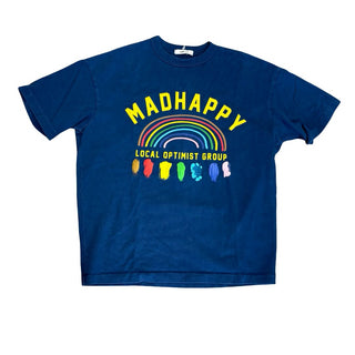 Madhappy blue Local Optimist Group tshirt, xs womens