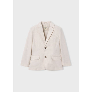 Mayoral Beige stripe suit jacket new with tag, 4 years