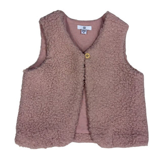 RR Dusty Mauve Fleece Vest, 12 months