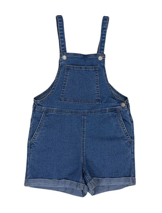 Name It Blue Denim Overall Shorts, 5 years