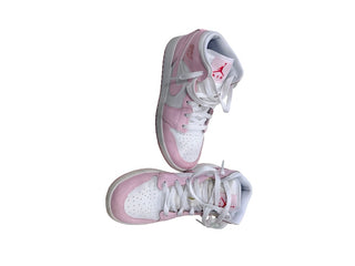 Jordan Pink and white sneakers, 4.5 big kid