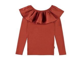 Molo terracotta long sleeve , 9/10 years