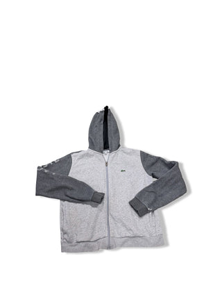 Lacoste Grey zip up sweater, 14 years