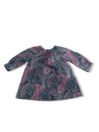 Bonpoint Pink and navy dress, 6 months