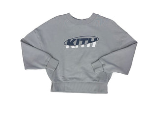 Kith Green-Grey Sweatshirt with Kith Logo, 4-5 years