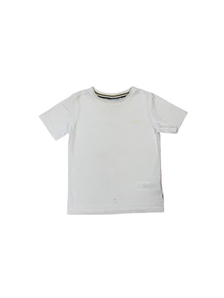 Hugo Boss white tee w/ tiny marks , 4 years