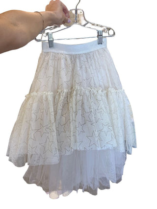 Monnalisa gold star tulle skirt, 8 years